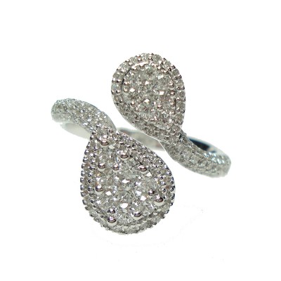 Anello donna oro bianco...