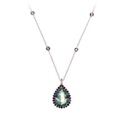 Collana donna oro bianco...