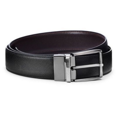 Cintura pelle uomo nera -...