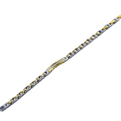 Bracciale acciaio uomo -...