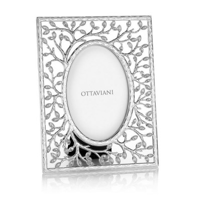 Portafoto in metallo argentato