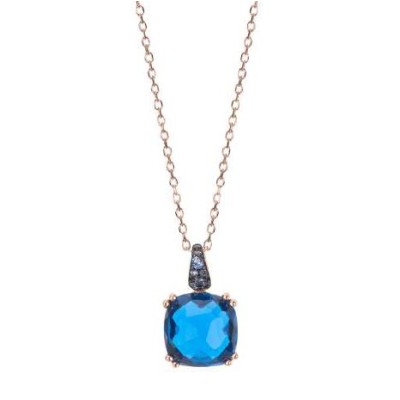 Collana Argento Rosa...