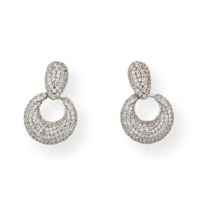 Orecchini Argento Zirconi -...