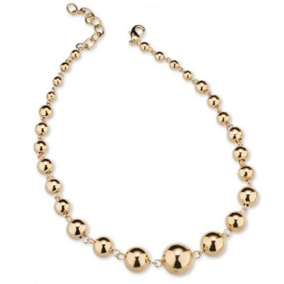 Collana donna ottone sfera...