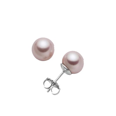 Orecchini Perle Rosa 6/6,5...