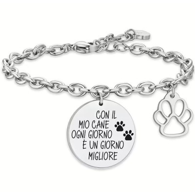 Bracciale donna acciaio...