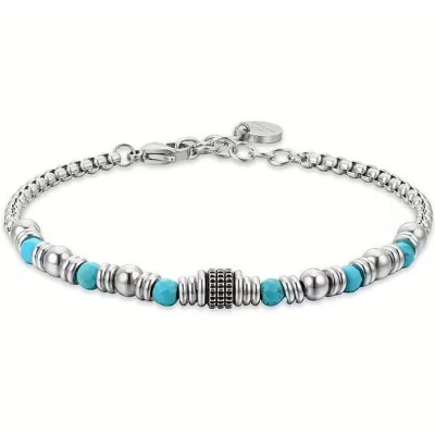 Bracciale uomo acciaio -...