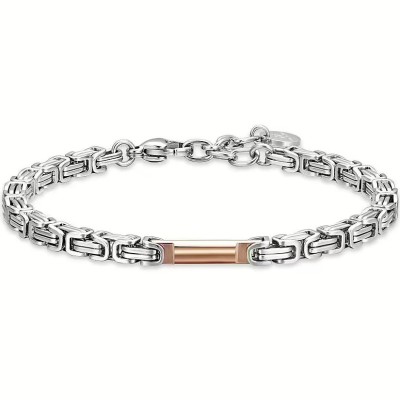 Bracciale uomo acciaio -...