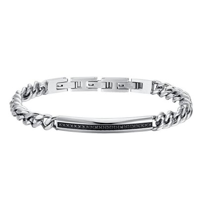 Bracciale uomo acciaio -...