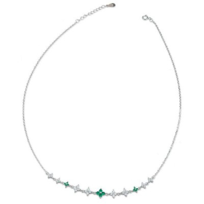 Collana Argento Zirconi...