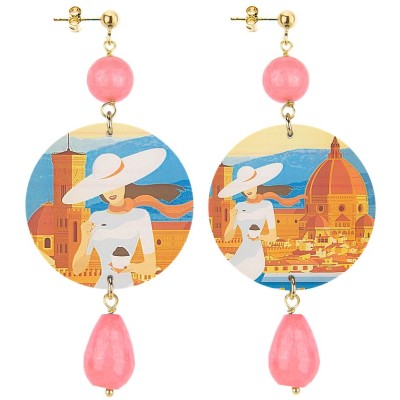 Orecchini ottone Lebole The...