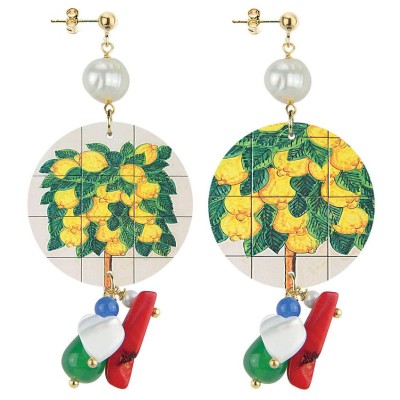 Orecchini ottone Lebole The...