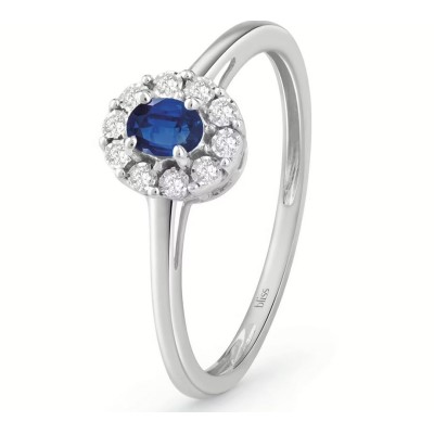 Anello donna oro bianco...