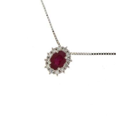 Collana donna oro bianco...