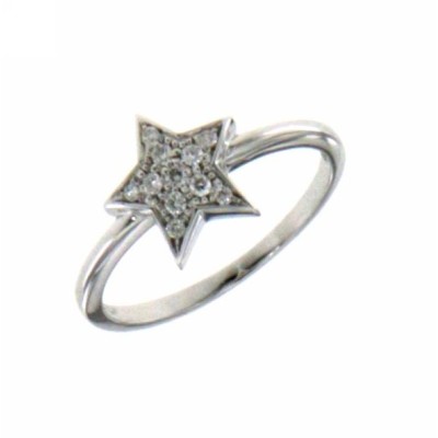 Anello donna oro bianco...