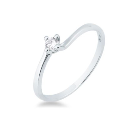 Anello donna oro bianco...