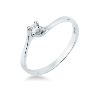 Anello donna oro bianco...