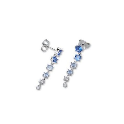 Orecchini Argento Zirconi...