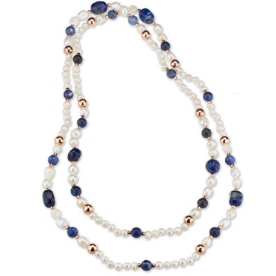 Collana donna perle e...