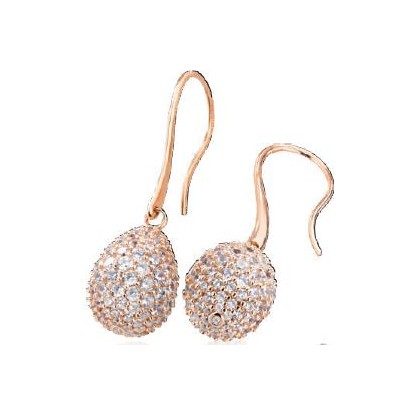 Orecchini argento rosa e...