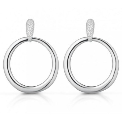 Orecchini Argento Cerchi -...