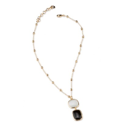 Collana donna ottone occhio...