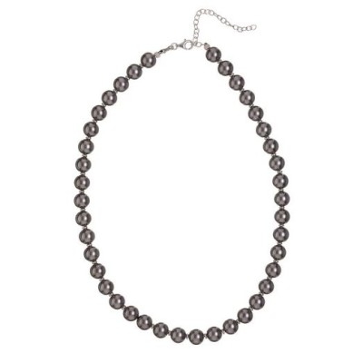 Collana donna argento perle...