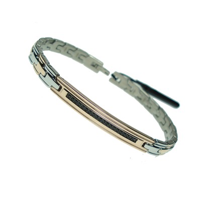 Bracciale acciaio uomo...