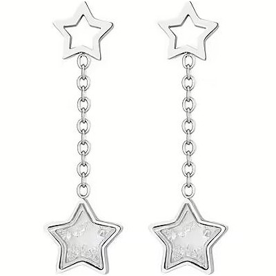 Orecchini acciaio Stella...