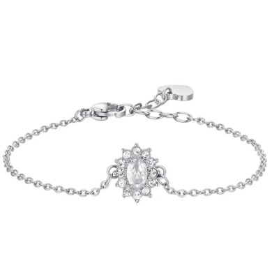 Bracciale donna acciaio e...