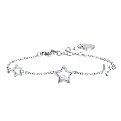 Bracciale donna acciaio e...