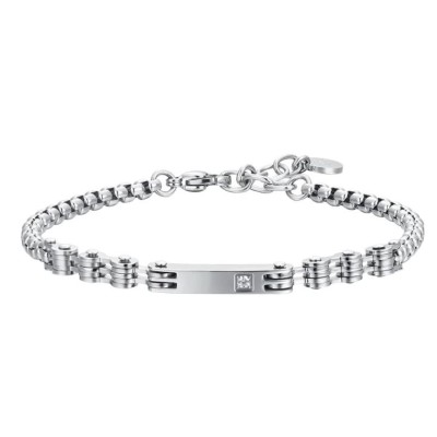 Bracciale uomo acciaio -...