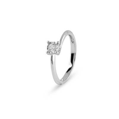 Anello donna oro bianco...