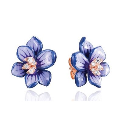 Orecchini argento e smalto...