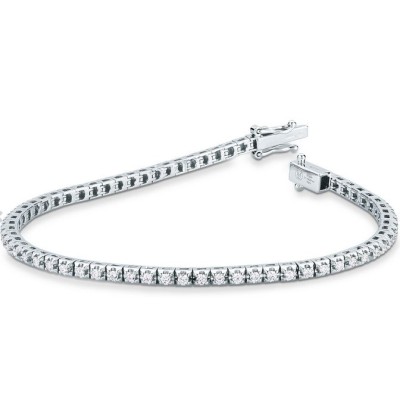 Bracciale Tennis oro bianco...