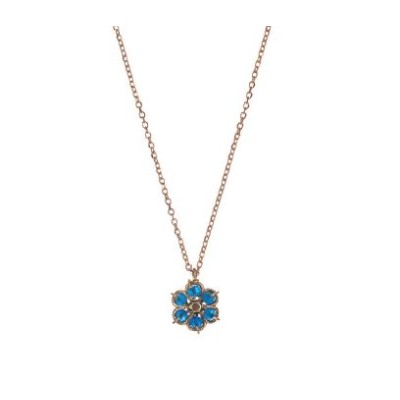 Collana donna argento Bloom...