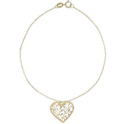 Bracciale donna cuore Oro...