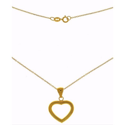Collana donna con cuore Oro...