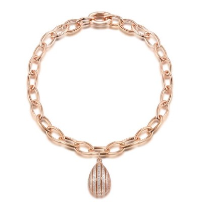 Bracciale ovetto argento e...