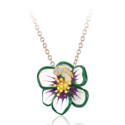 Collana argento e smalto...