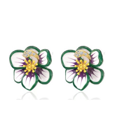 Orecchini argento e smalto...