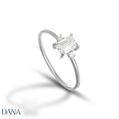 Anello donna oro bianco 9kt...