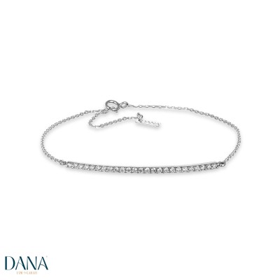 Bracciale unisex oro bianco...