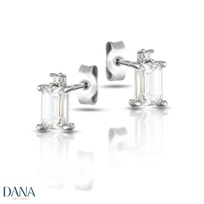 Orecchini oro bianco 9kt...