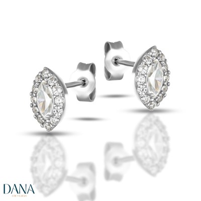 Orecchini oro bianco 9kt...