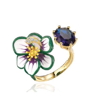 Anello donna argento e...