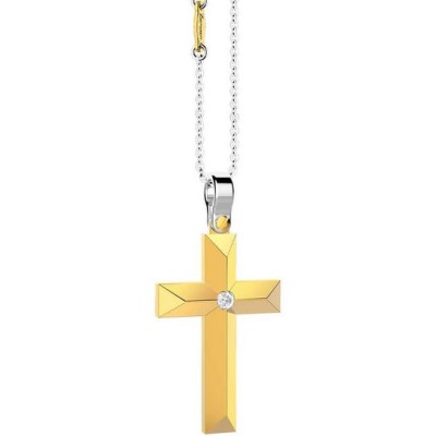 Collana con pendente croce...