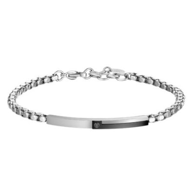 Bracciale uomo acciaio -...