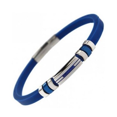 Bracciale uomo acciaio e...