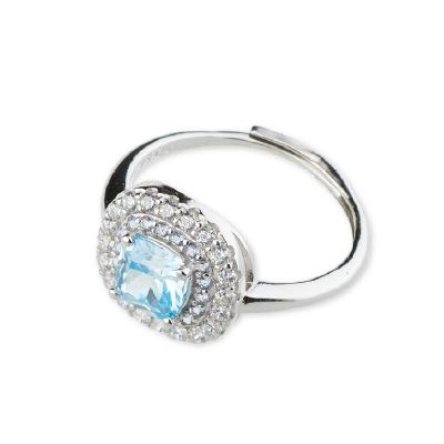 Anello Argento Zirconi...